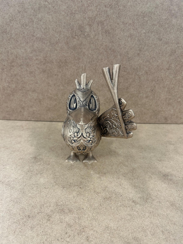 Farfetch’d - Pokemon - Ornamental - 3D Printed - Gold - Model - 3D Print - Miniature - Figurine - Hand Painted - Display