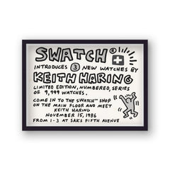 Keith Haring SWATCH Promo 1986 Art Print
