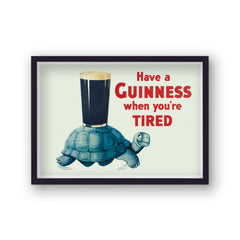 Guinness Have a Guinness When You're Tired Turtle LScape