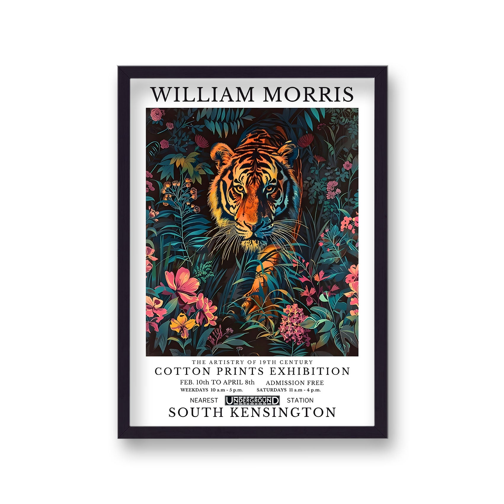 William Morris Inspired Tiger 2