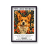 William Morris Inspired Corgi 1