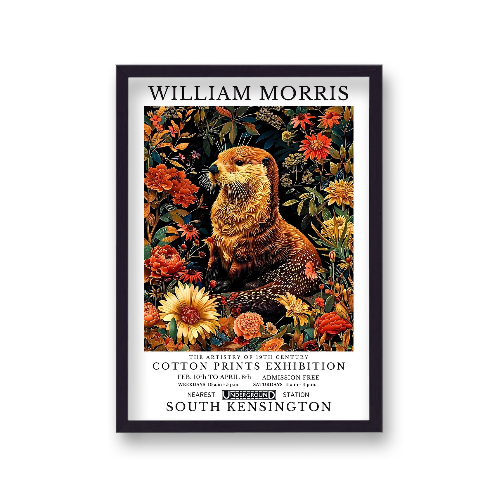 William Morris Inspired Otter 1