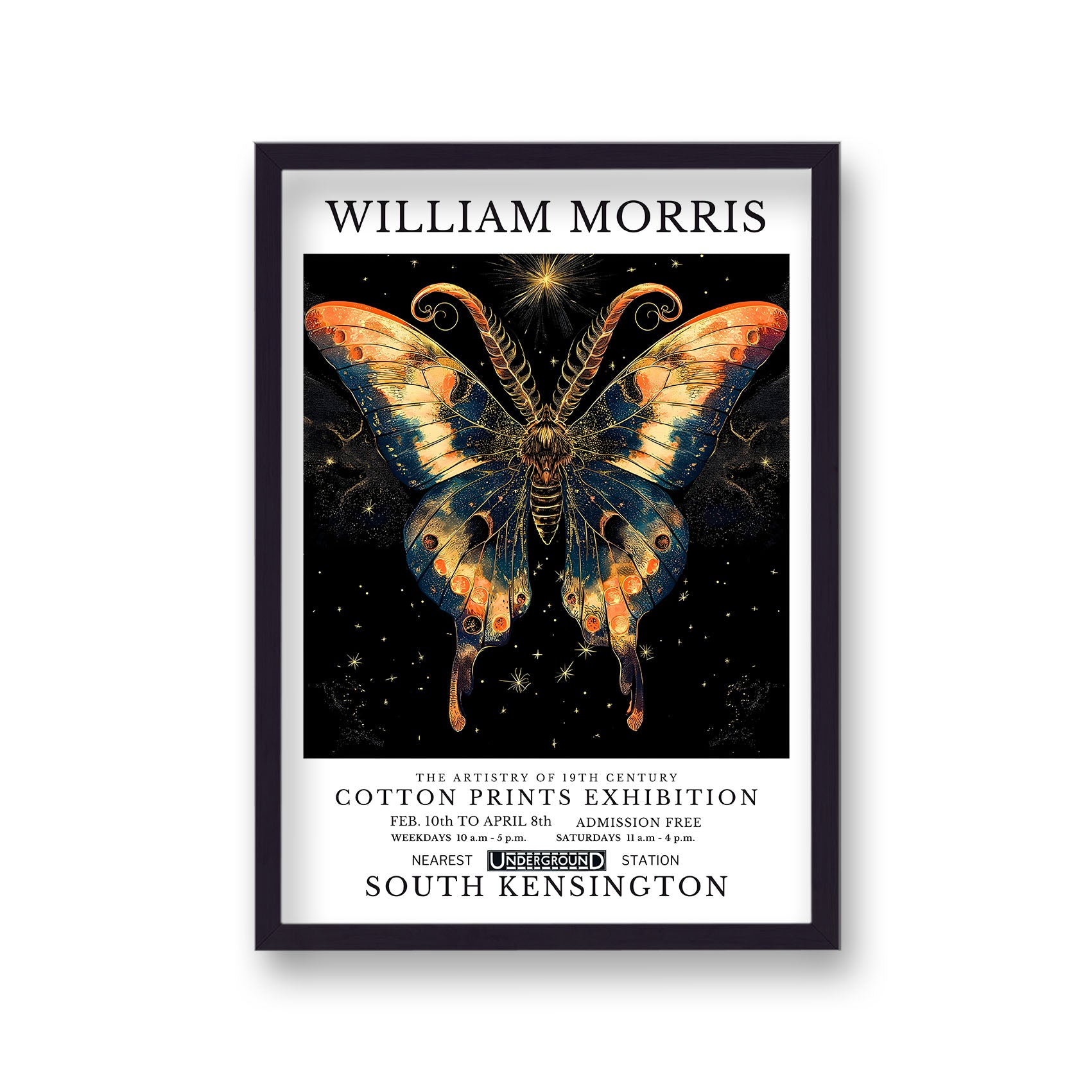 William Morris Inspired Butterfly 3