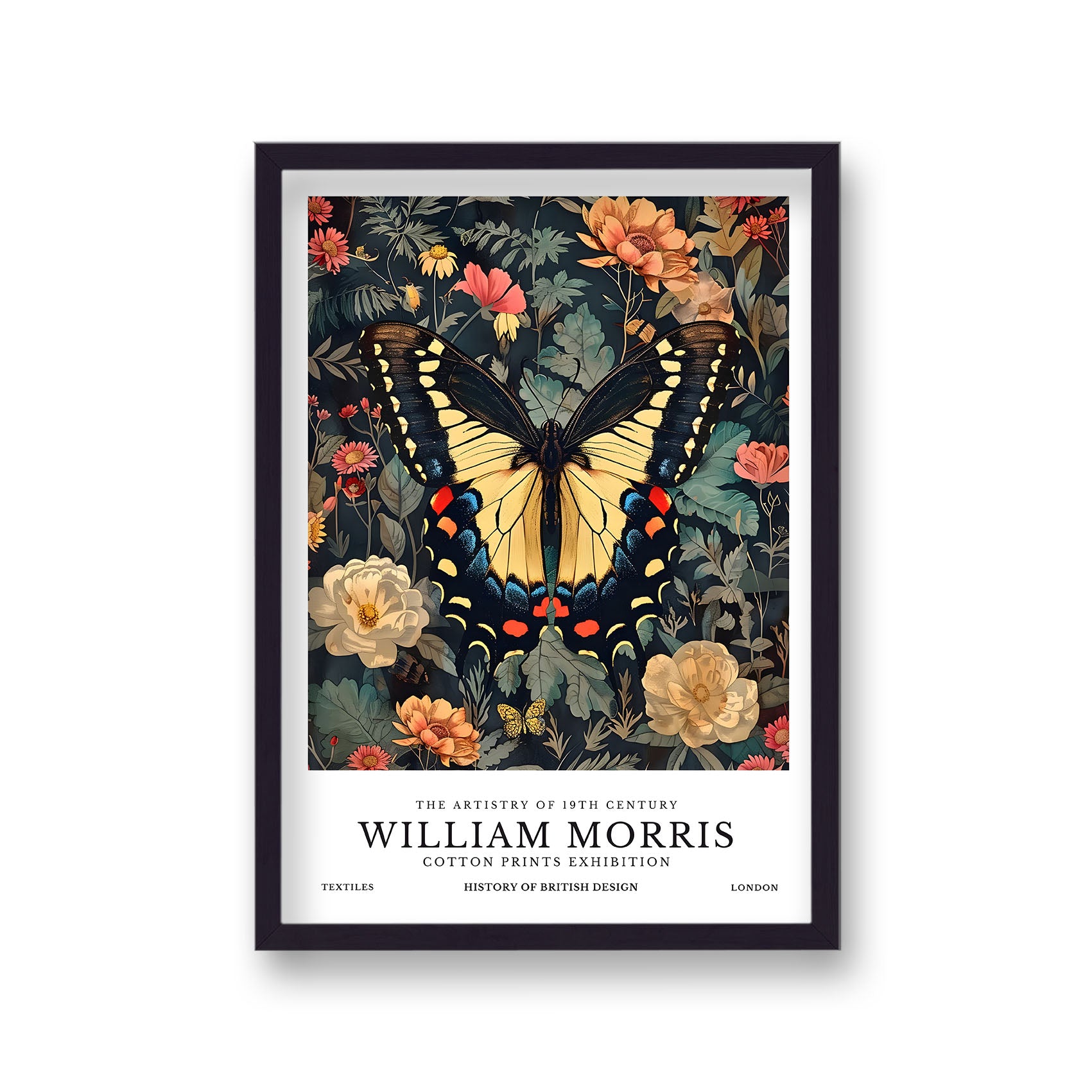 William Morris Inspired Butterfly 8