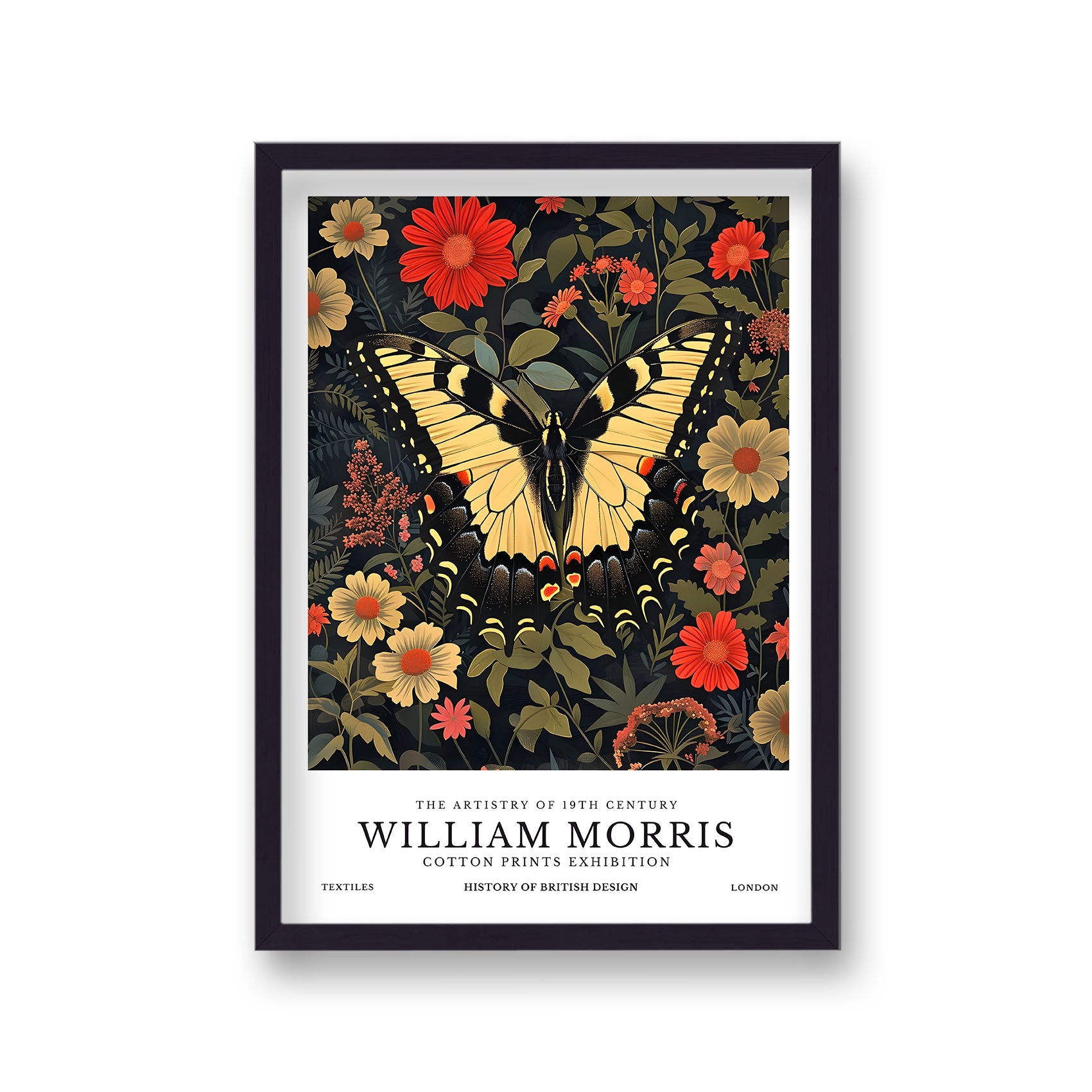 William Morris Inspired Butterfly 14