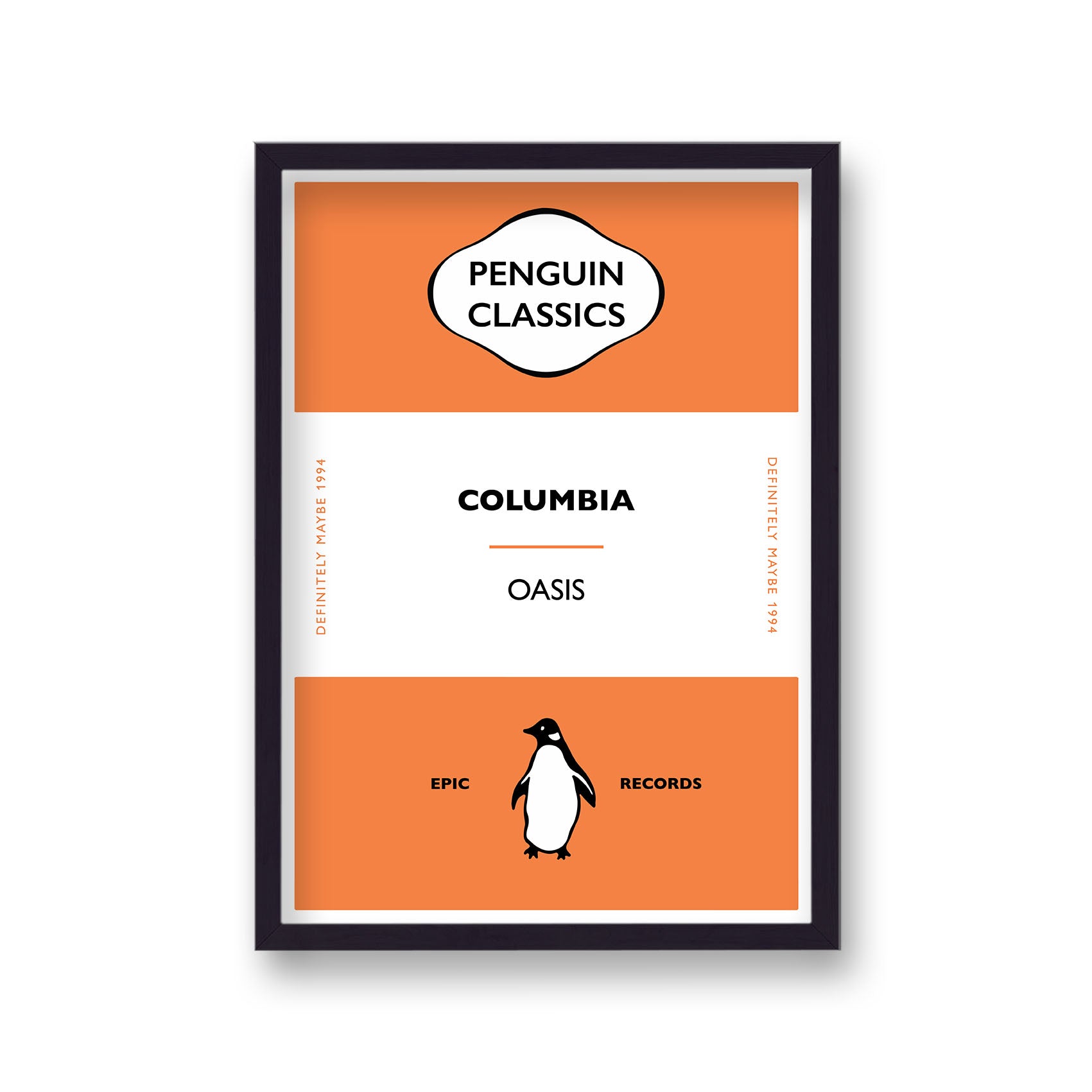 Penguin Classic Oasis Columbia Music Print