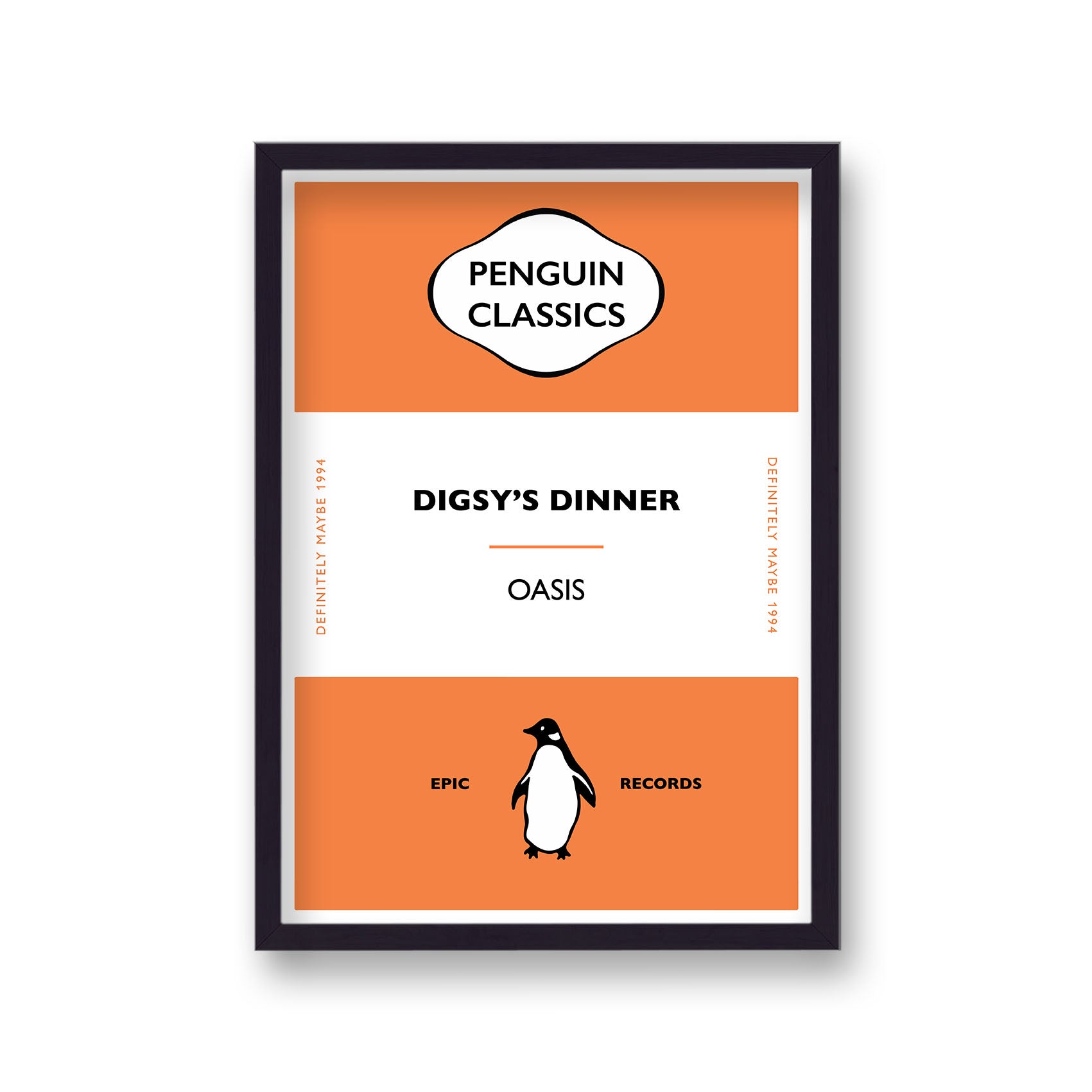 Penguin Classic Oasis Digsy's Dinner Music Print