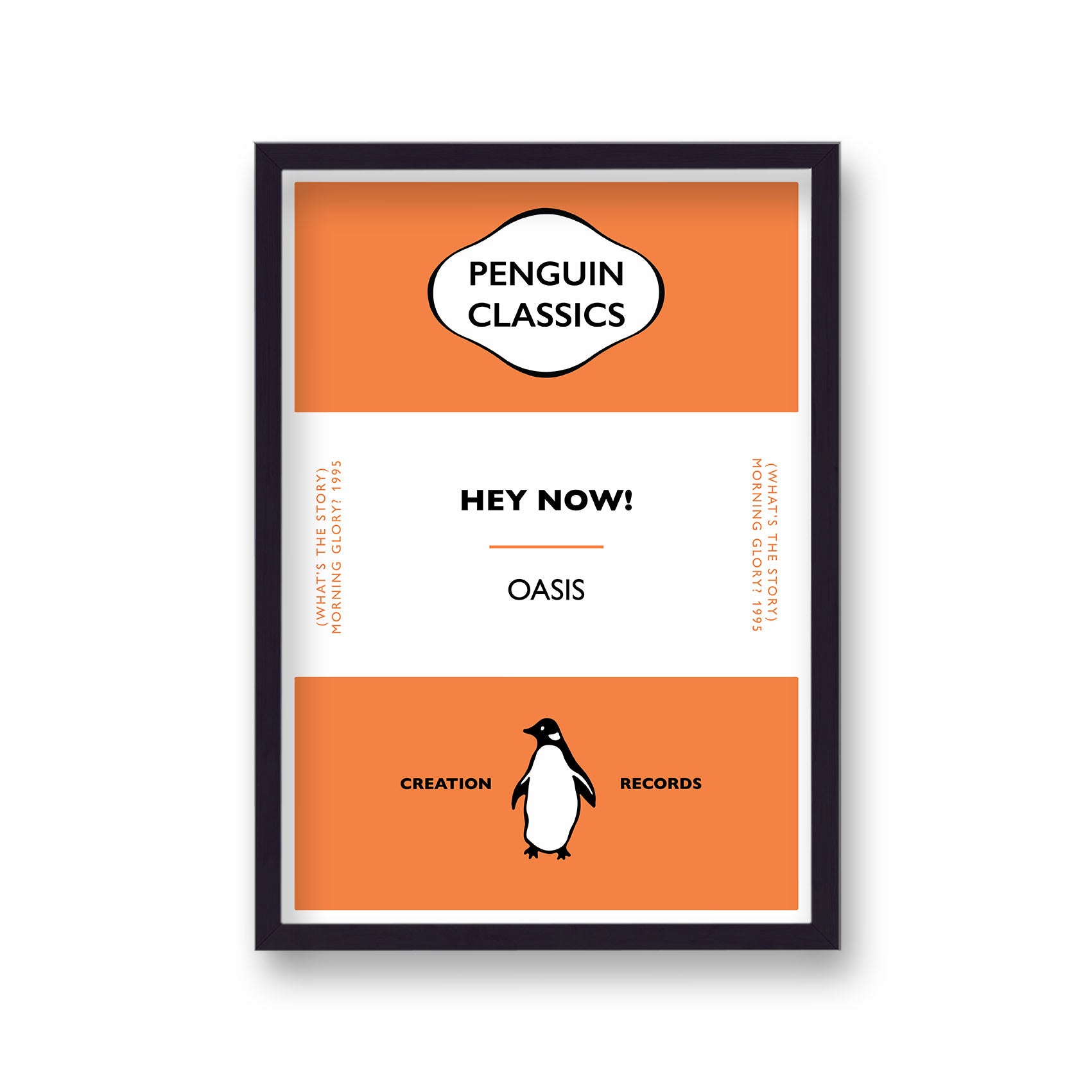 Penguin Classic Oasis Hey Now! Music Print
