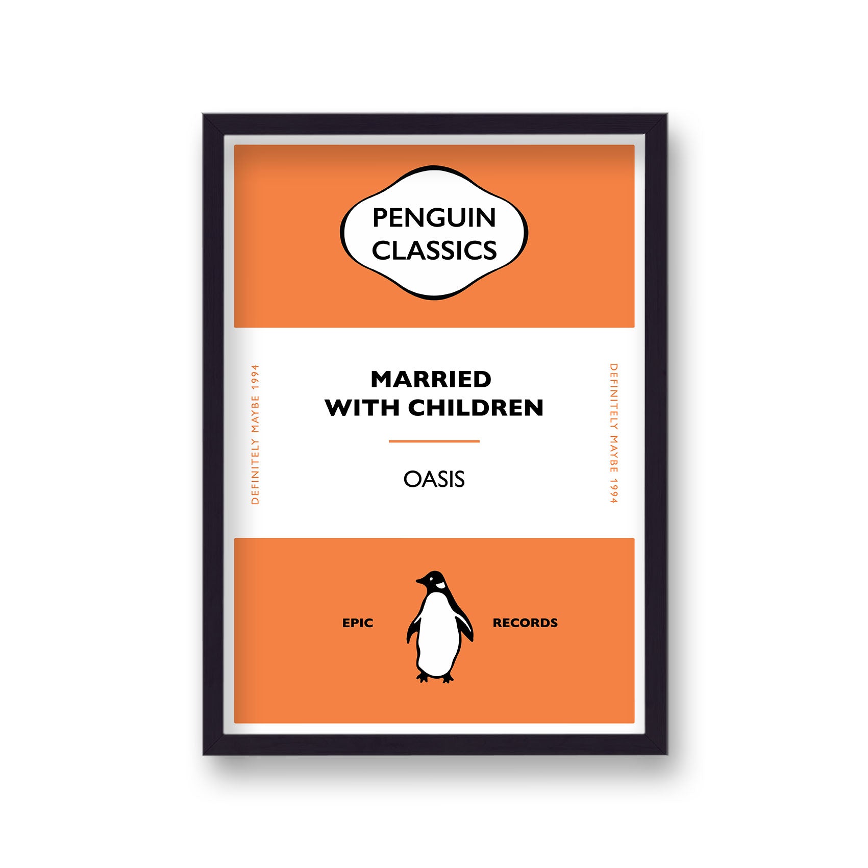 Penguin Classic Oasis Married With Children Music Print