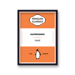 Penguin Classic Oasis Supersonic Music Print