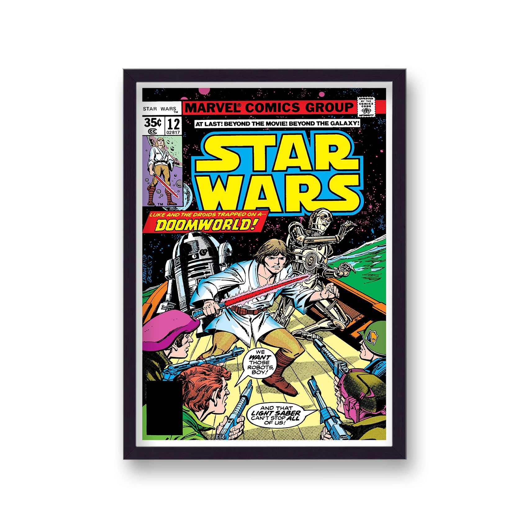 Star Wars Marvel Vintage Comic Cover US No 12