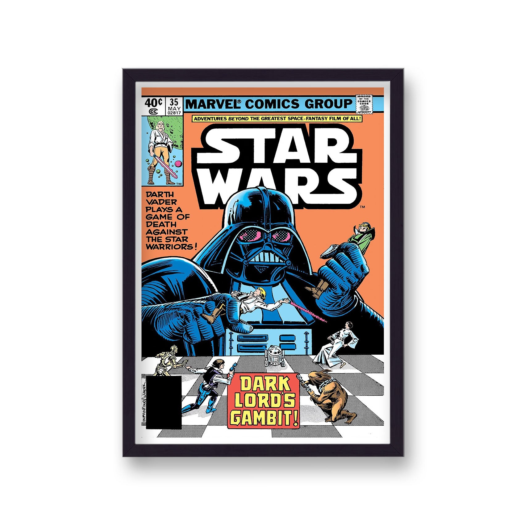 Star Wars Marvel Vintage Comic Cover US No 35
