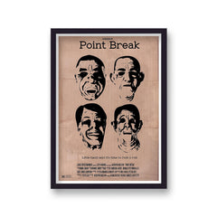 Point Break Ex-Presidents Masks Vintage Movie Print
