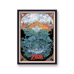Zelda A Link To The Past Reimagined Game Print