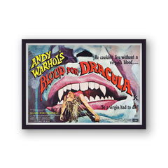 Andy Warhol's Blood For Dracula Vintage Movie Print