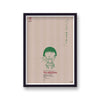 Chibi Maruko Chan Vintage Anime Poster Print v1