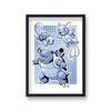 Pokemon Blue Squirtle Evolutions Poster Print