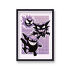 Pokemon Purple Ghastly Evolutions Poster Print