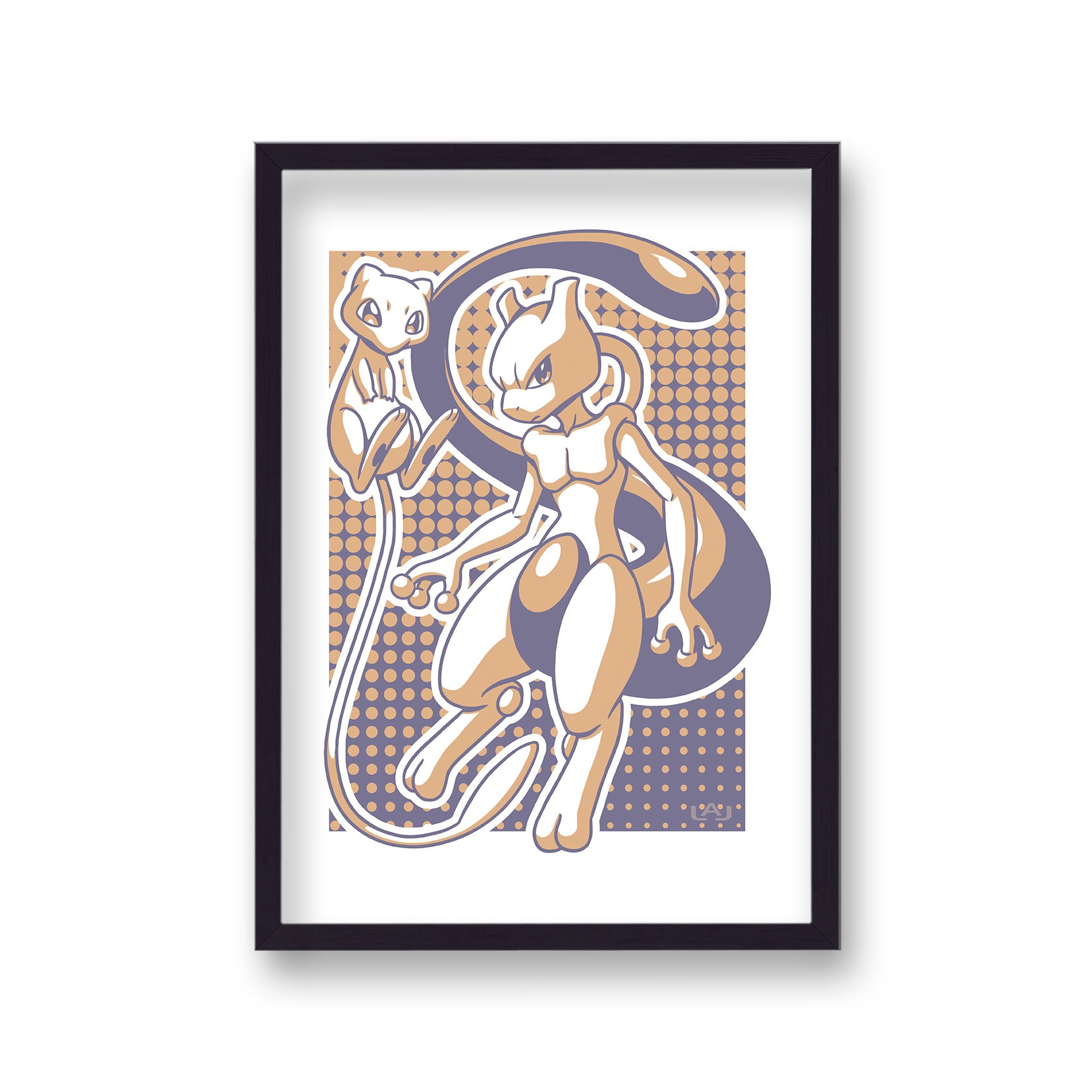 Pokemon Peach Mew Evolutions Poster Print