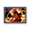 Pokemon Detective Pikachu Charizard Landscape Neon Light Movie Poster Print