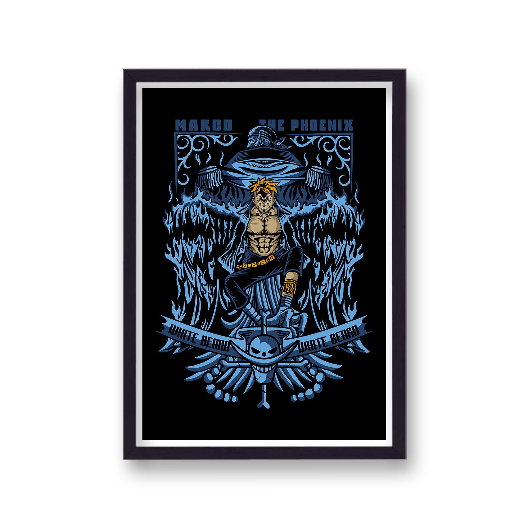 One Piece Marco The Phoenix Character Poster Print