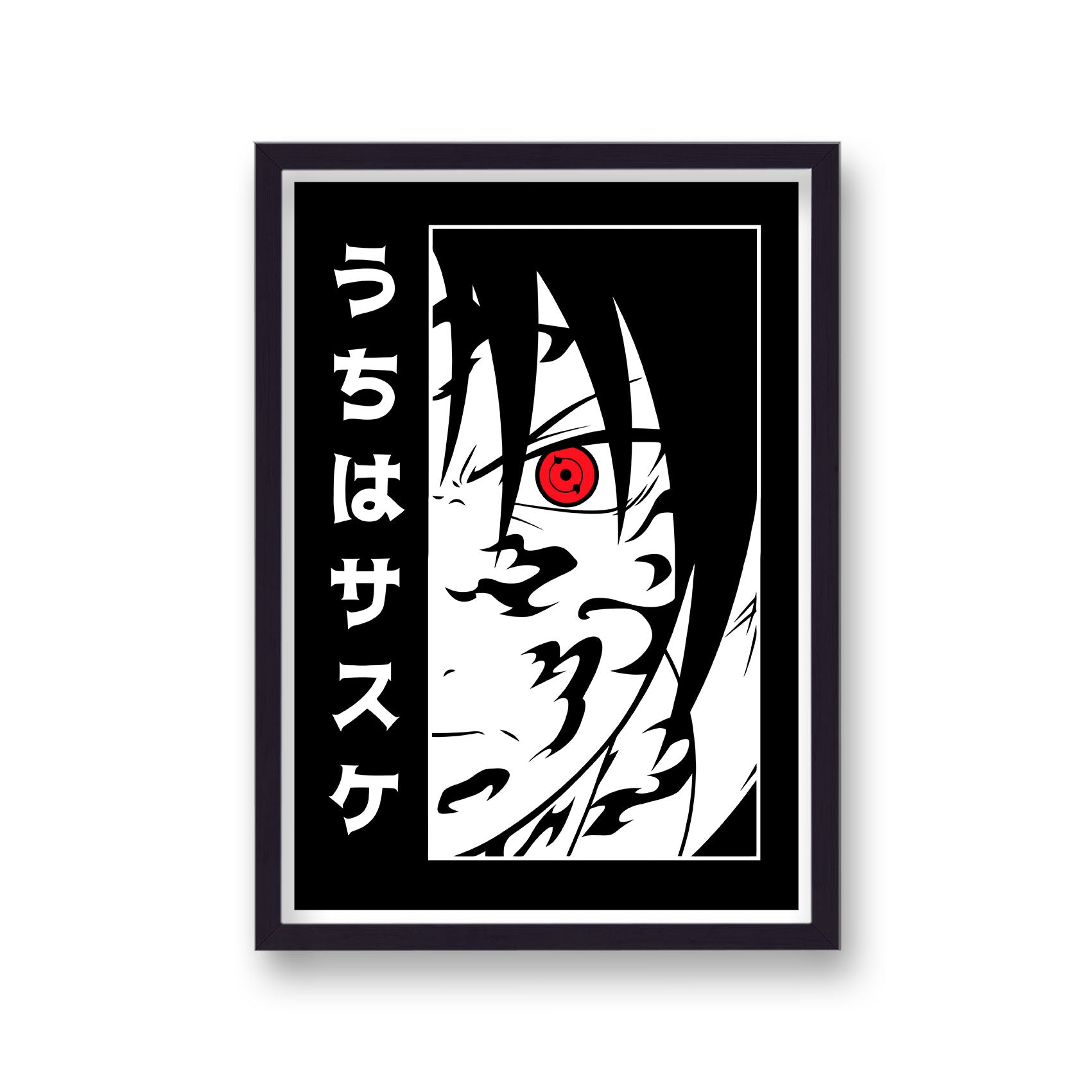 Naruto Red Ninja Eye Technique Poster Print