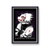 Naruto Kakashi Hatake Purple and Black Character Poster Print