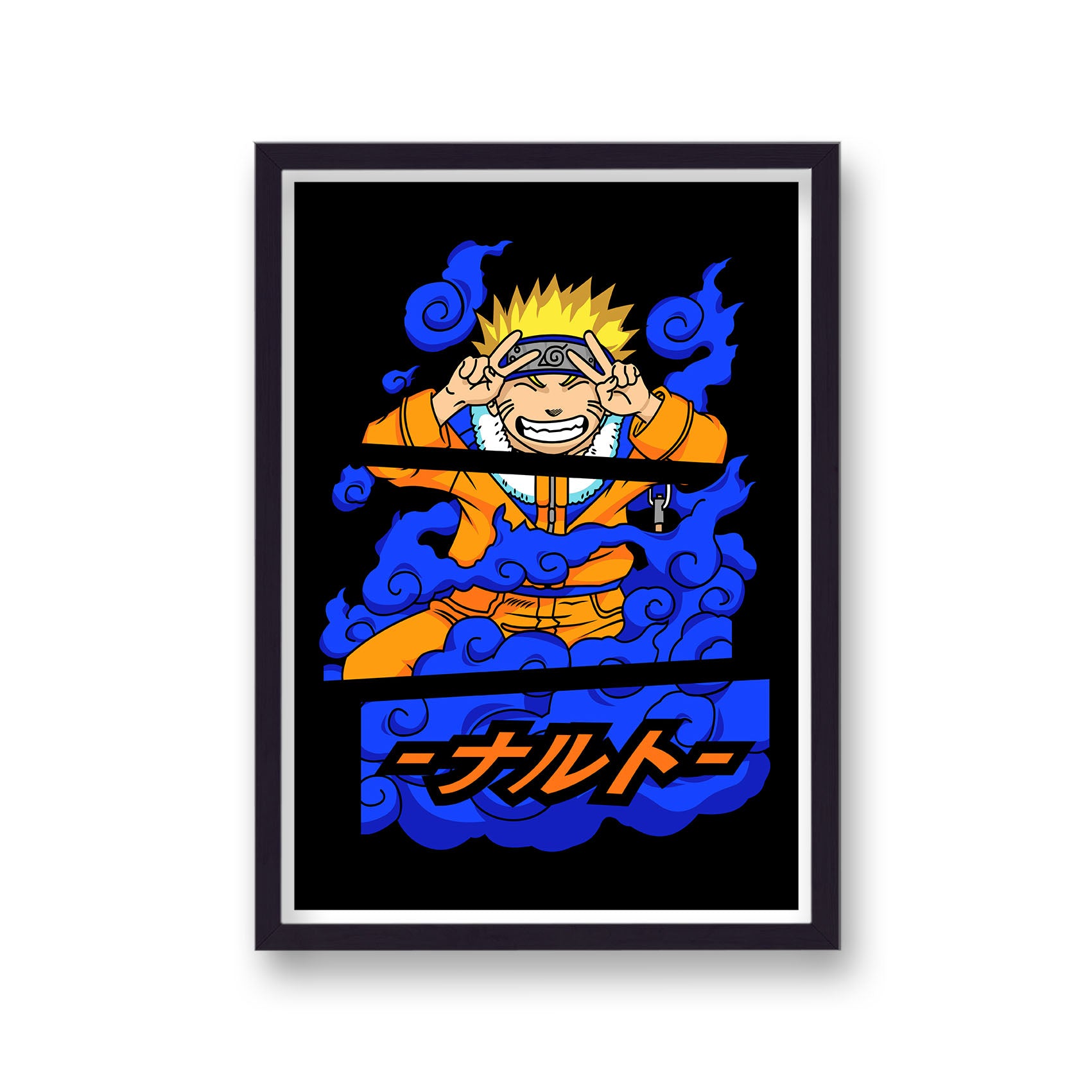 Naruto Clouds Poster Print