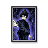 Mob Psycho 100 Shigeo Kageyama Psychic Powers Indigo Background Poster Print