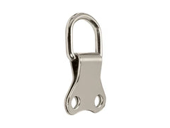 Solid Double D Ring Nickel Plated 2 Hole Nickel Plated