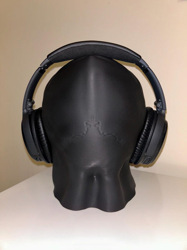 Skull Head - Headphone Holder - 3D printed - Model - 3D Print - Display Piece - Hand Painted