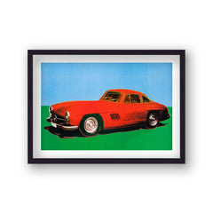 Pop Art Print Warhol Mercedes