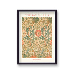 William Morris Pink And Rose Vintage Art Print