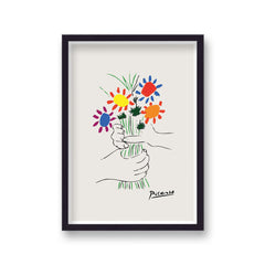 Picasso Bouquet Vintage Art Print
