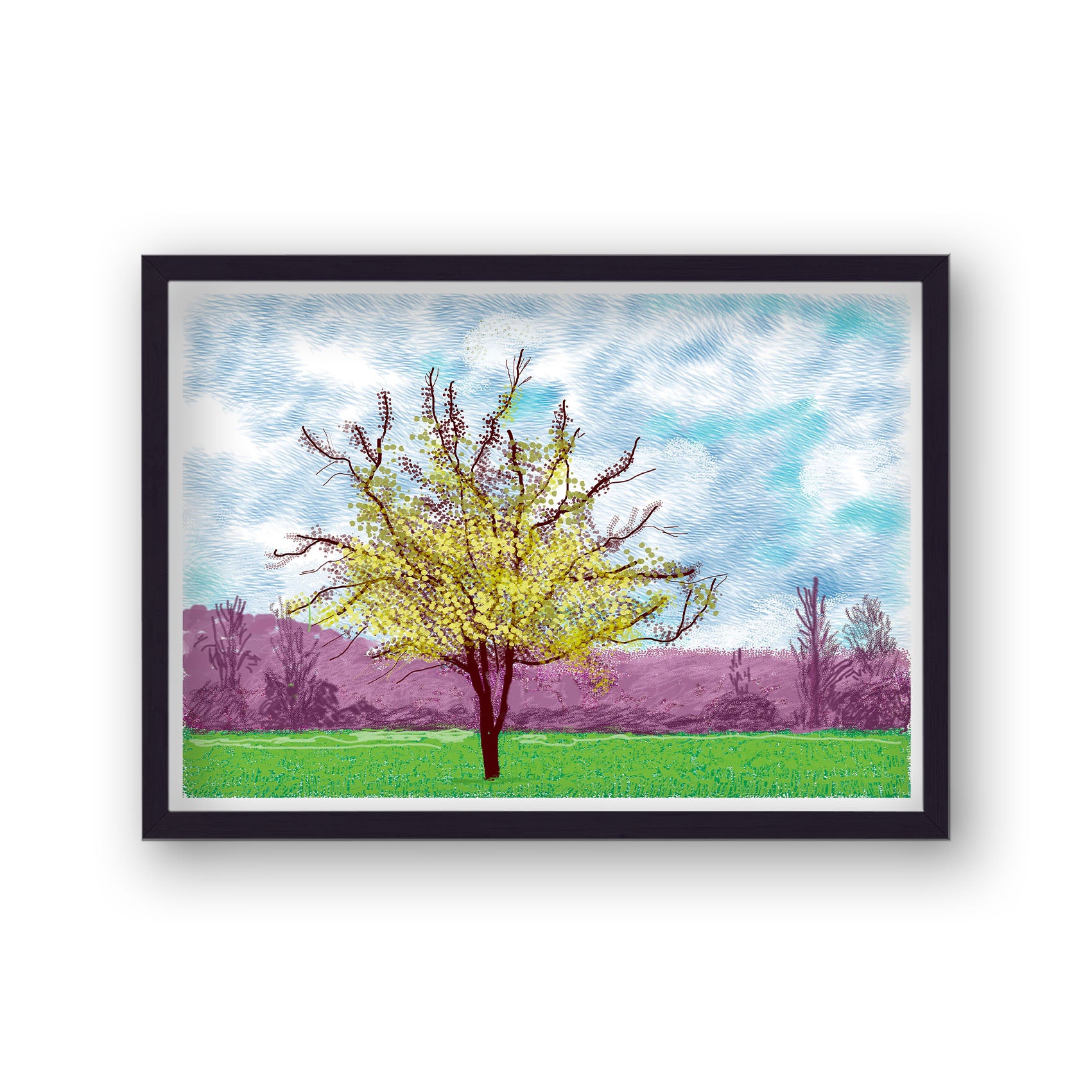 David Hockney A French Springtime 3 Art Print