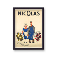 Depot Nicolas Une Grande Annee Vintage Advertising Print