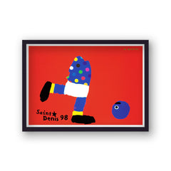 France 1998 World Cup Saint Denis Vintage Print