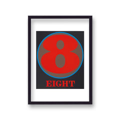 Robert Indiana Numbers No8 Vintage Pop Art Print