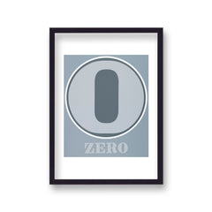 Robert Indiana Numbers Nozero Vintage Pop Art Print