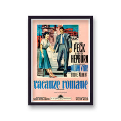 Roman Holiday Vintage Italian Movie Poster