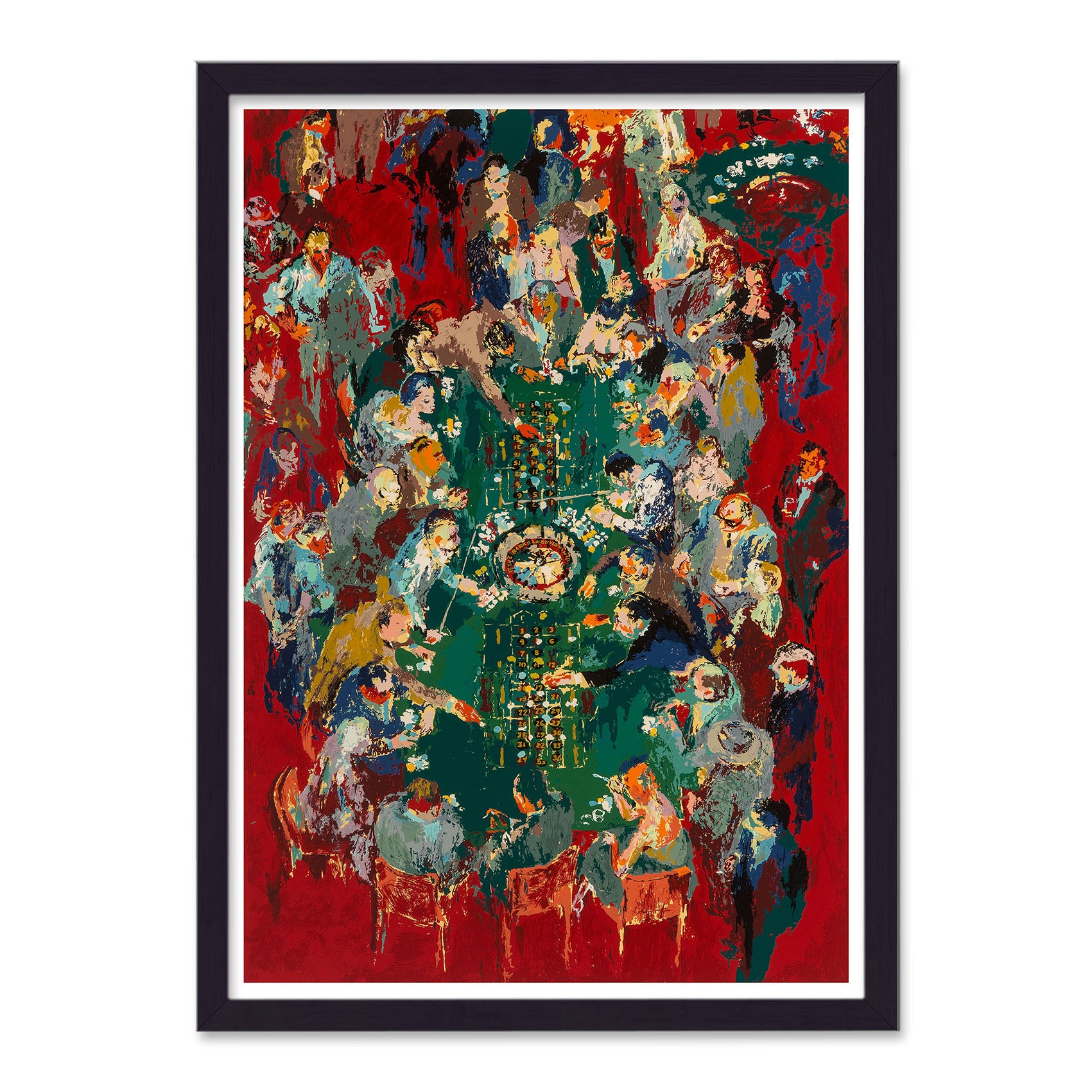 Leroy Neiman Gambling Table