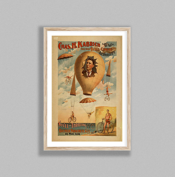 Vintage Advertisement Bike Chute