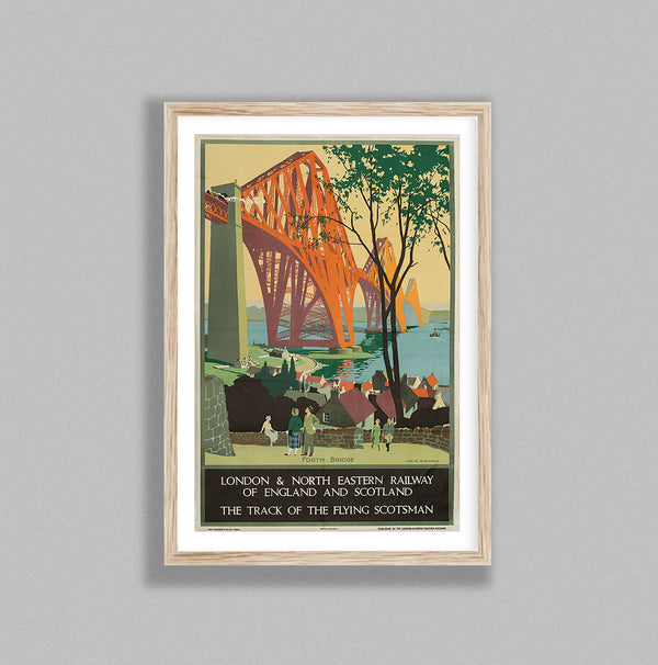 Vintage Travel Poster Lner Railway