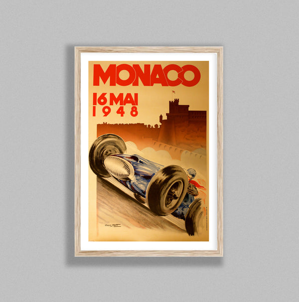 Retro Motor Racing Monaco Gp 1948
