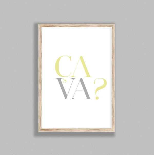 French Typography Ca Va? Y&G