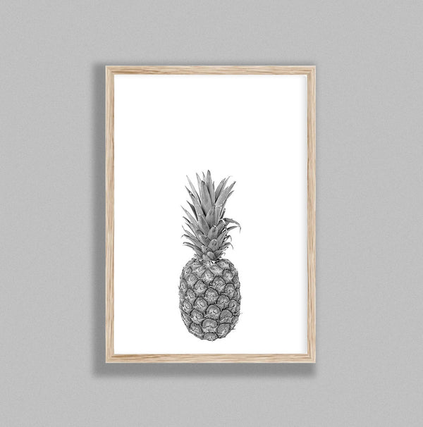 Pineapple On White Background
