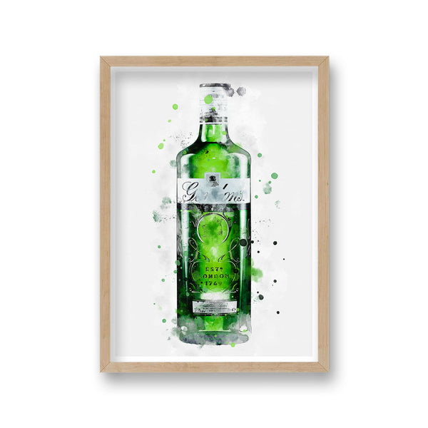 Gin Graphic Splash Print Gordon'S Inspired