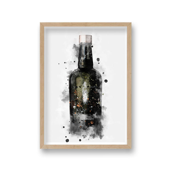 Gin Graphic Splash Print Ki No Bi Inspired