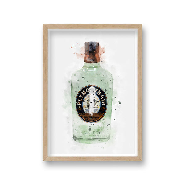 Gin Graphic Splash Print Plymouth Inspired