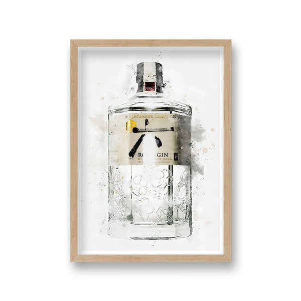 Gin Graphic Splash Print Roku Inspired